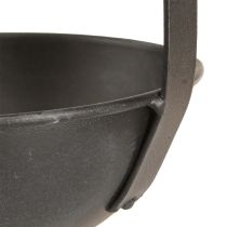 Product Decorative trowel planter, anthracite, hanging, Ø16.5cm, 2 pieces