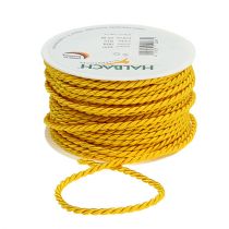 Deco cord in yellow 4mm 25m