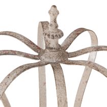 Product Decorative Crown Vintage Metal Crown Grey Rust Ø19cm H22cm
