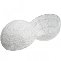 Product Deco Ball Wire Ball Deco Ball White two halves Ø40cm