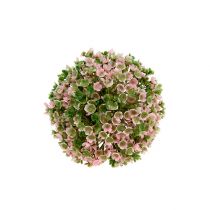 Mini decorative ball pink-green artificial Ø10cm 1pc