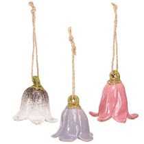 Product Decorative lily of the valley for hanging ceramic flowers 7cm 3 pcs