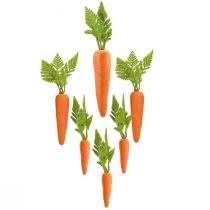 Product Decorative Carrots Flocked Carrots H27cm–37cm in a set of 6
