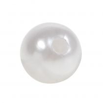 Deco beads white Ø10mm 115p