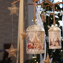 Product Decorative rattan stars for Christmas, 14.5cm, set of 3
