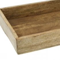 Decorative tray wooden tray rectangular arrangement underlay 32×22cm
