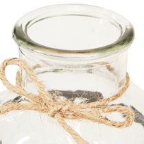 Product Decorative Vases Bottle Vase Glass on Base 12×12×20cm 4pcs