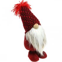 Product Deco Gnome Beard Christmas Gnome Deco Figure Red H30cm