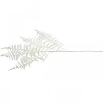 Product Deco fern artificial plant fern leaf artificial fern white L78cm