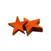 Wooden star mix orange for scattering 3-5cm 72pcs