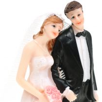 Decorative bridal couple H13cm