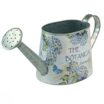 Product Decorative Watering Can Hydrangea Metal Vintage Flowers 30x11x14.5cm
