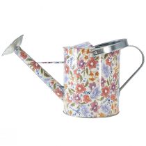 Product Decorative metal watering can, vintage planter for flowers, Ø18cm