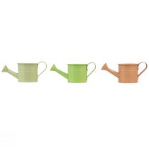 Product Decorative watering can planter metal colored 16.5x7cm 9pcs
