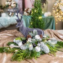 Decorative deer decorative figure decorative reindeer anthracite H28cm