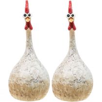 Product Decoration Chickens Decoration Figure Easter Decoration Chicken Funny H26cm