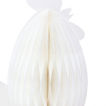 Product Decorative chicken honeycomb paper white orange 5.5×3.5×6cm 6pcs