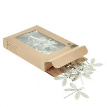 Product Decorative dragonflies for hanging summer decoration silver 5×4cm 36 pcs