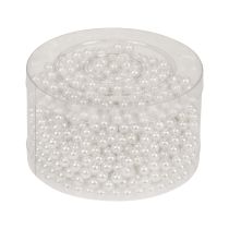 Product Decorative beads for threading craft beads white 6mm 300g