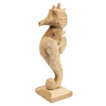 Product Decorative seahorse wood large, maritime decoration H38cm