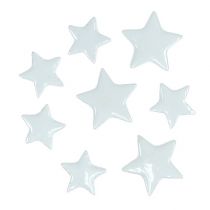 Product Deco stars to sprinkle white 4-5cm 72p