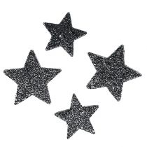 Decorative stars for scattering 4-5cm black 40pcs