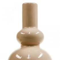 Decorative vases, ceramic vase set spherical H16.5cm Ø9.5cm 3pcs