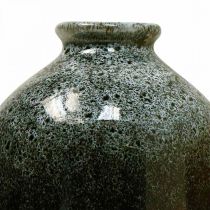 Decorative vases, ceramic vases set round H9.5cm Ø8cm 3pcs