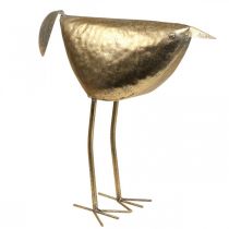 Product Deco bird Deco figure bird gold metal decoration 46×16×39cm
