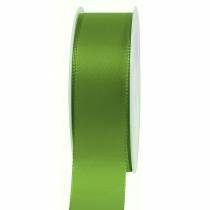 Product Gift and decoration ribbon green 40mm 50m