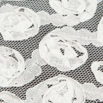 Product Decorative Ribbon Wedding White Roses Gift Ribbon 60mm 5m