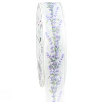Product Decorative Ribbon Lavender Summery Gift Ribbon 25mm 18m