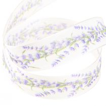 Product Decorative Ribbon Lavender Summery Gift Ribbon 25mm 18m