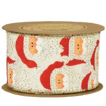 Product Christmas Ribbon Santa Claus Large Gift Ribbon 60mm 10m