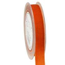Product Decorative ribbon velvet ribbon dark orange 20mm 10m