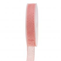 Deco ribbon lace 21mm 20m pink