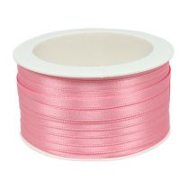 Product Gift ribbon pink satin ribbon decorative ribbon 6mm × 50m