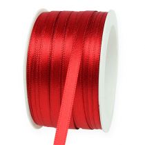 Gift and decoration ribbon 6mm x 50m light red