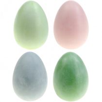 Easter eggs large pastel colors H16cm 4pcs