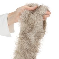 Product Artificial fur ribbon, decorative ribbon, long, soft, 10x140cm, 3 pieces