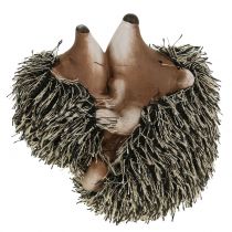 Decorative figure hedgehog with child 11.5cm 2pcs