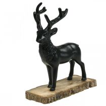 Deco Deer Deco Reindeer Metal Wood Black H25cm