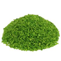 Decorative granulate green 2mm - 3mm 2kg