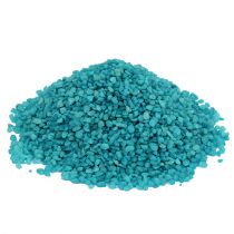 Decorative granulate turquoise 2mm - 3mm 2kg