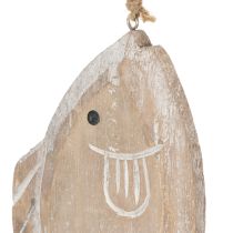 Product Decorative wooden fish hanger, 21cm, 2 pieces