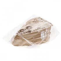 Product Decorative hanger wooden decorative hearts flowers bees decoration 10x15cm 6 pieces