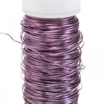 Deco wire Ø0.30mm 30g/50m lavender
