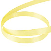 Product Decorative ribbon taffeta ribbon gift ribbon light yellow 10mm 50m