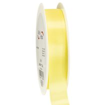 Product Decorative ribbon taffeta ribbon gift ribbon light yellow 25mm 50m
