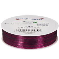 Product Decorative ribbon, narrow, glossy taffeta ribbon for gift wrapping, 10mm wide, 50m long